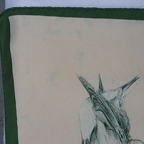 Hermes Les Tourterelles Scarf 1956 Xavier de Poret - Picture 5 of 13